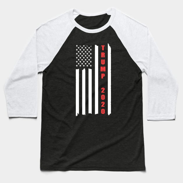 Trump 2020 Baseball T-Shirt by Etopix